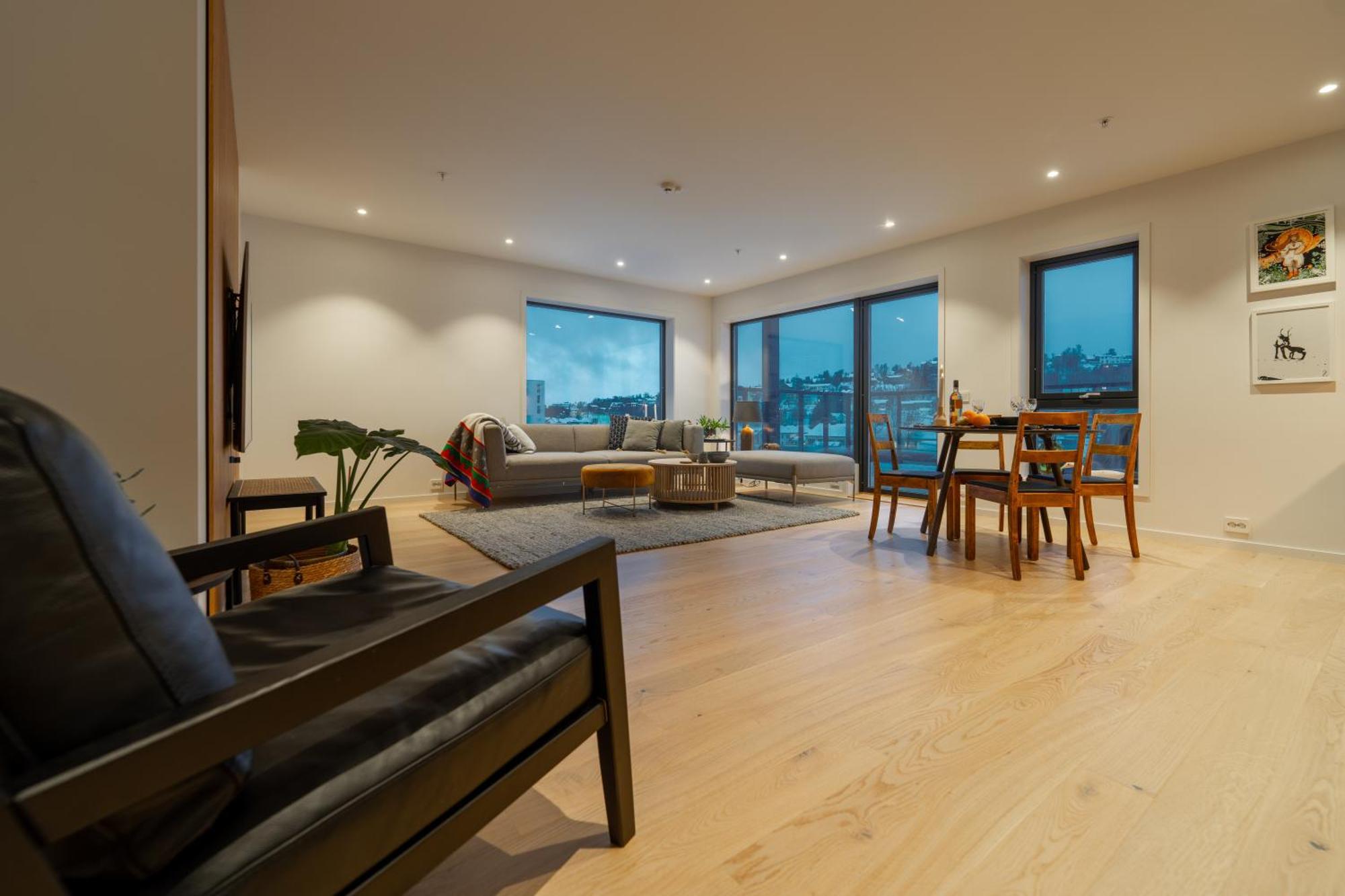 Northern Light Apartments - Nyholmen Luxury Penthouse B Тромсё Экстерьер фото